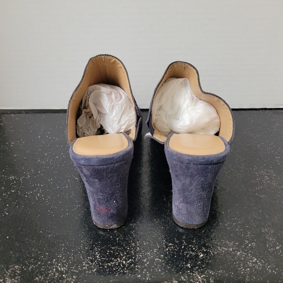 Banana Republic Blue Suede Mules - Picture 5 of 8